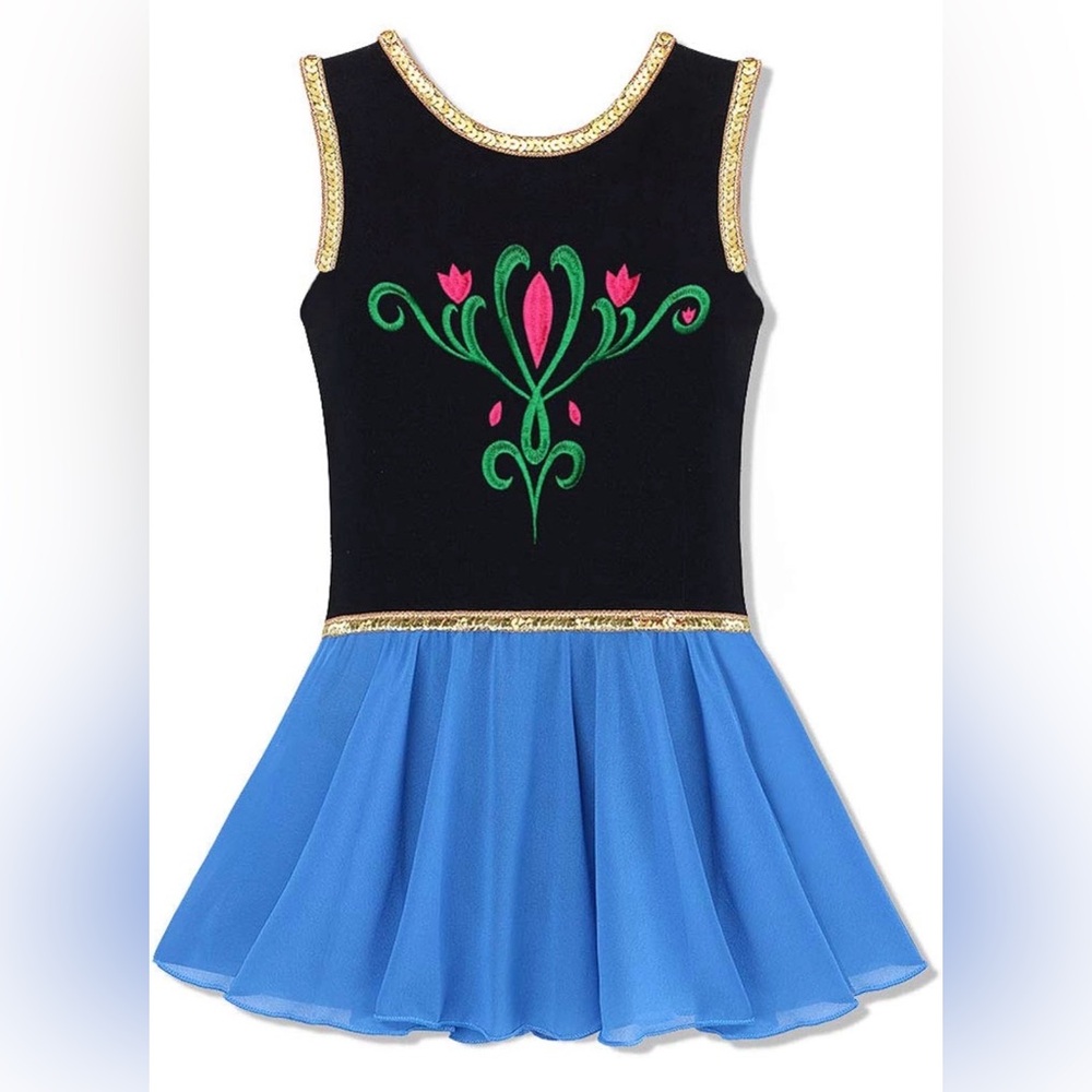 Gymnastics leotard - Princess Anna design